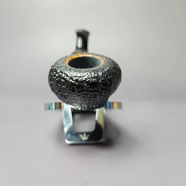 HS Studio Sandblasted Acorn w/ Boxwood Estate Briar Pipe, Unsmoked - Image 5