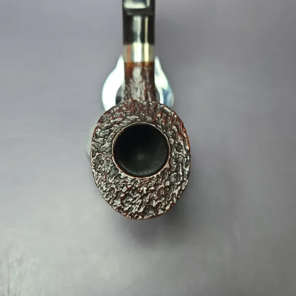 Lasse Skovgaard Sandblasted Dublin w/ Silver Estate Briar Pipe, Unsmoked - Image 5