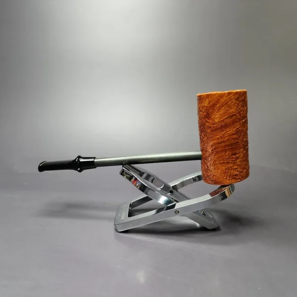 Eltang Basic Sandblasted Poker Estate Briar Pipe, Unsmoked - Image 5