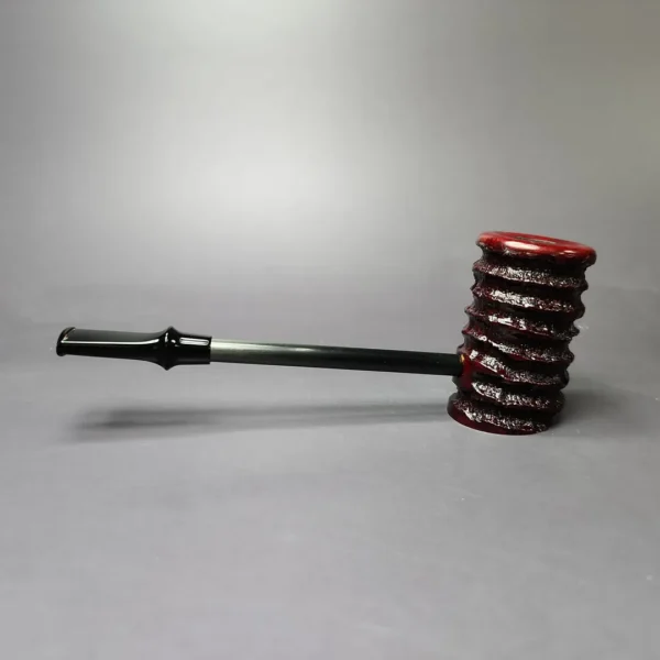 Eltang Basic Rusticated Poker Estate Briar Pipe, Unsmoked - Image 5