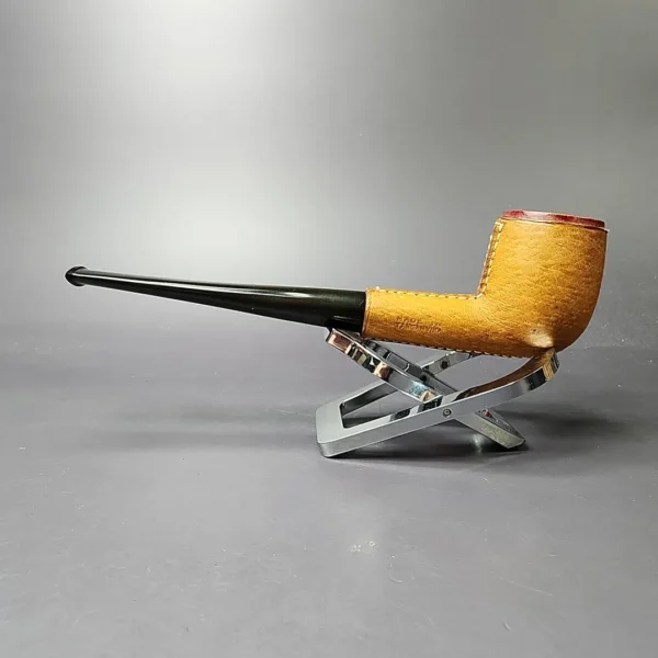Kiko 11 Leather Wrapped Meerschaum Lined Estate Briar Pipe, Other Estates - Image 5