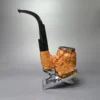 Caminetto Business 176 KS Rusticated Egg Estate Briar Pipe, Italian Estates - Image 5