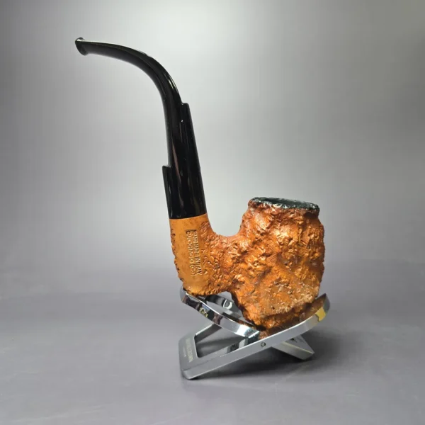 Caminetto Business 176 KS Rusticated Egg Estate Briar Pipe, Italian Estates - Image 5