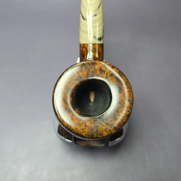 Martin Romijn Smooth Contrast Pot Handmade Briar Pipe, New - Image 5