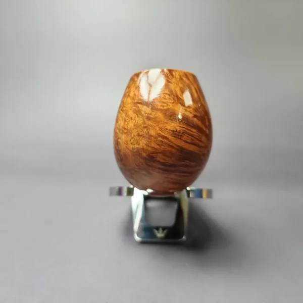 Chacom Volute Smooth Horn Estate Briar Pipe, Unsmoked - Image 5