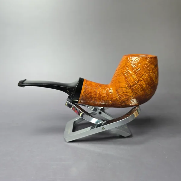 Memo Pipes Sandblasted Brandy Handmade Briar Pipe, New - Image 6