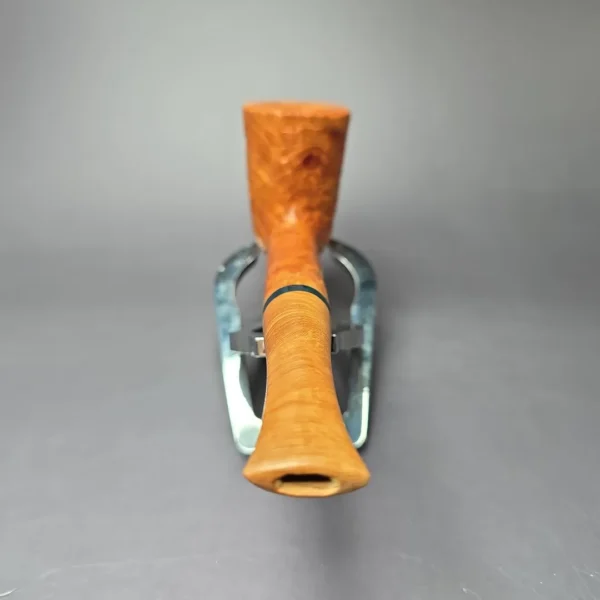 PapaBearPipes Sandblasted All-Briar Dublin Handmade Briar Pipe, New - Image 5