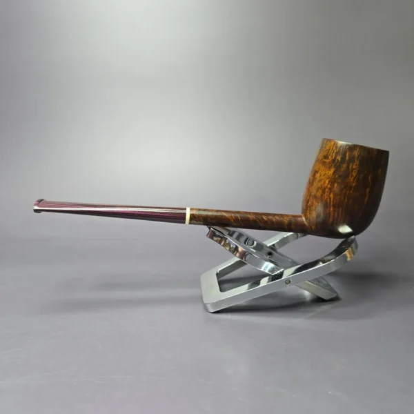 Scottie Piersel Smooth Pencil Shank Billiard w/ Juma Estate Briar Pipe, Unsmoked - Image 5
