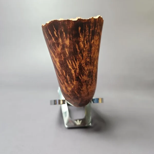 Chacom Fleur Smooth Contrast Freehand Estate Briar Pipe, Unsmoked, 9mm - Image 5