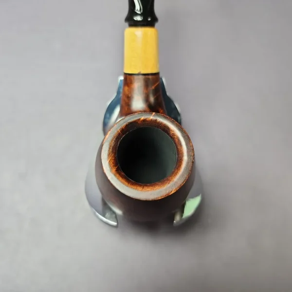 MBSD Briars by Piero Vitale Smooth Brandy w/ Boxwood Briar Pipe, New - Image 5