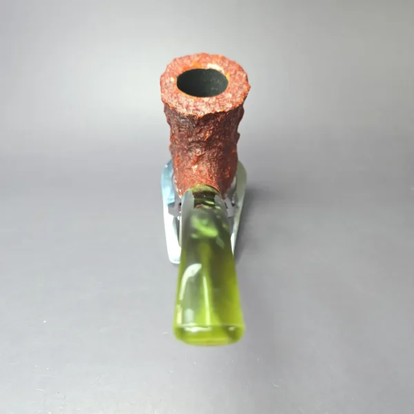 Savinelli Estella XL Rusticated Freehand Vase Estate Briar Pipe, Unsmoked - Image 5