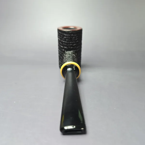 Adam Remington Partially Sandblasted Poker w/Boxwood Estate Briar Pipe, Unsmoked - Image 5