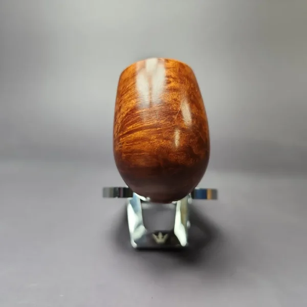 Castleford Smooth Bent Billiard w/ Silver Estate Briar Pipe, English Estates - Image 5