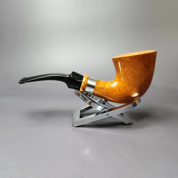 Kaywoodie Sterling 1 Smooth Bent Dublin Estate Briar Pipe, American Estates - Image 5