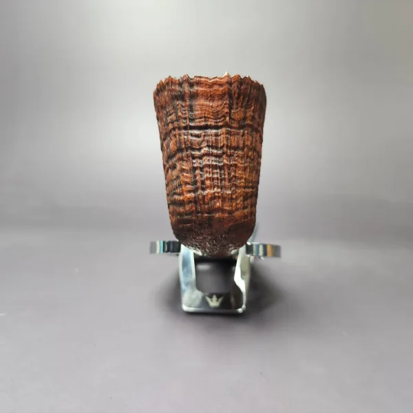 Gregor Lobnik Contrast Sandbasted Dublin w/ Horn Estate Briar Pipe, Unsmoked - Image 5