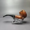 Gigi Infinity Smooth Bent Billiard Estate Briar Pipe, Unsmoked, 9mm - Image 5