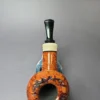Christian Ruetz Smooth Surfing Bulldog w/ Ivorite Handmade Briar Pipe, New - Image 5
