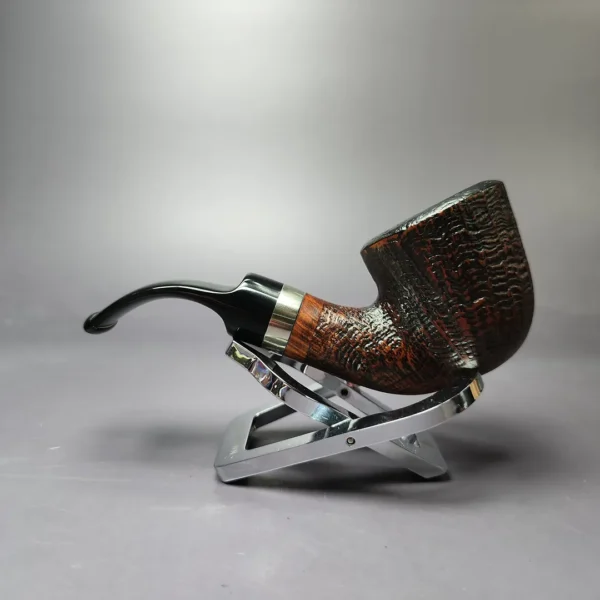Morgan BlackJack 20 Sandblasted Dublin Briar Pipe, New - Image 5