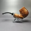 Nording A XL Smooth Bent Billiard w/ Silver Estate Briar Pipe, Unsmoked - Image 5