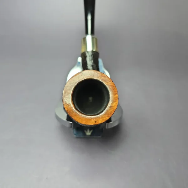 Becker & Musico 2000 Sandblasted Billiard w/ Silver Estate Briar Pipe, Italian Estates - Image 6