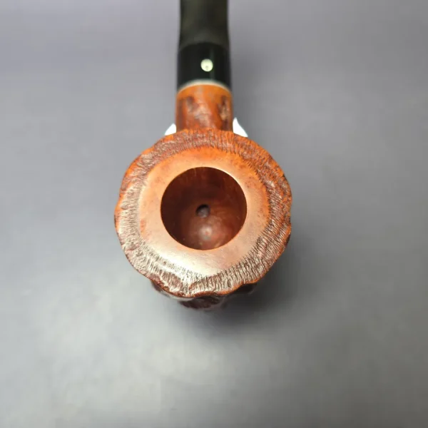 Kaywoodie Oversize Partially Rusticated Pot Estate Briar Pipe, Unsmoked - Image 6