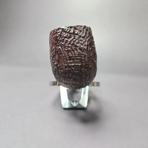 Pioneer 115 Meerschaum Lined Sandblasted Billiard Estate Briar Pipe, American Estates - Image 6
