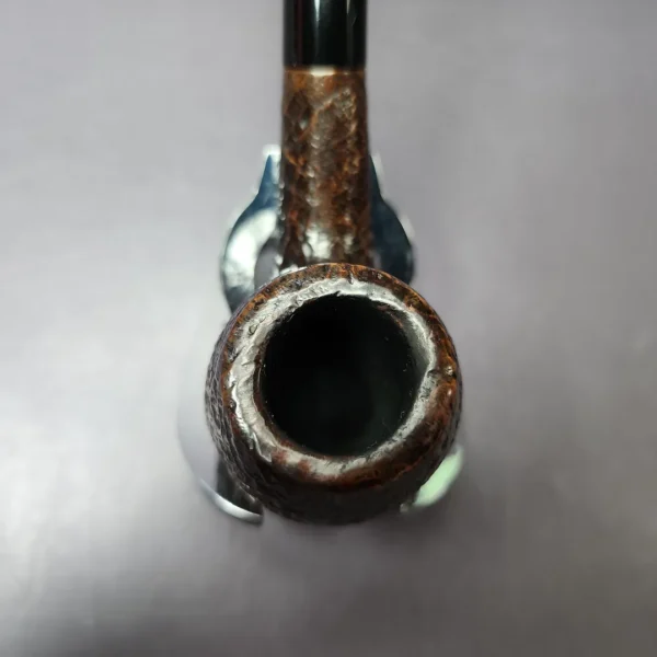 Stanwell Deluxe 83 Sandblasted Bent Billiard Estate Briar Pipe, Danish Estates - Image 6