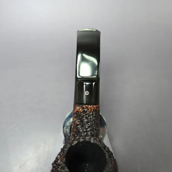 Ashton 1986 Pebble Grain XXX Bent Apple Estate Briar Pipe, English Estates - Image 6