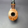Brandon Brooks Contrast Sandblasted Dublin w/ Maple Handmade Briar Pipe, New - Image 6