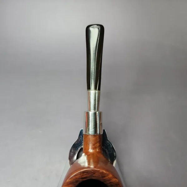 Loewe & Co 1979 Smooth Silver Spigot Pot Estate Briar Pipe, English Estates - Image 6