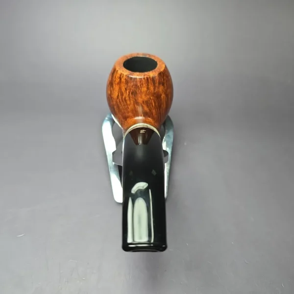 Ser Jacopo L1 Smooth Apple w/ Engraved Silver Estate Briar Pipe, Italian Estates - Image 6