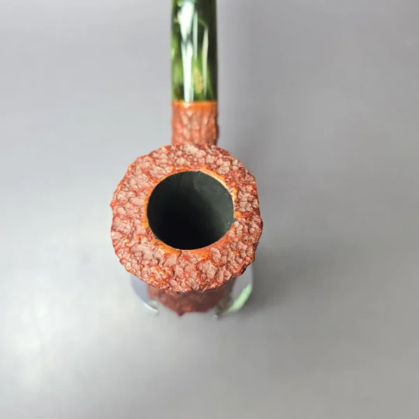 Savinelli Estella XL Rusticated Freehand Vase Estate Briar Pipe, Unsmoked - Image 6