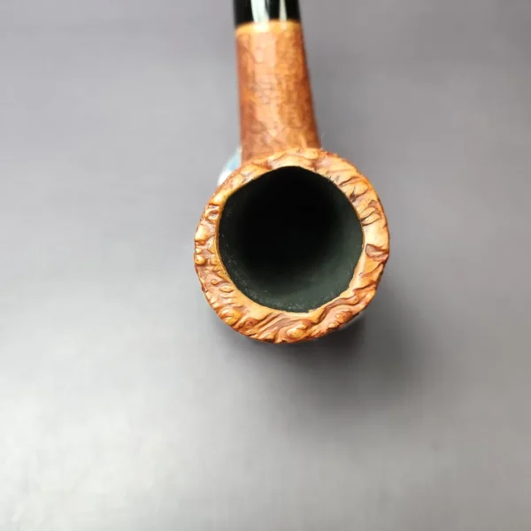 Savinelli Linea Piu 5 Rusticated Brandy Estate Briar Pipe, Italian Estates, 6mm - Image 6