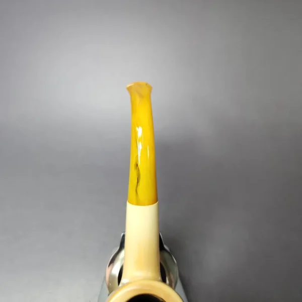 Smooth Bent Billiard Block Meerschaum Estate Pipe, Other Estates - Image 6