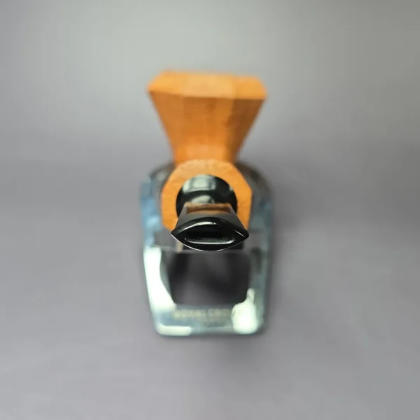 Christian Ruetz Sandblasted "Double Bark" Diamond Dublin Handmade Briar Pipe, New - Image 6