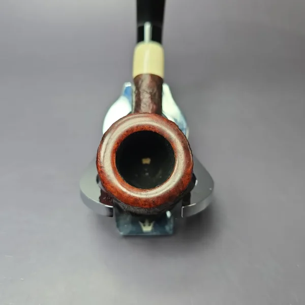 Michail Kyriazanos Contrast Sandblasted Pot w/ Ivorite Briar Pipe, Unsmoked - Image 6