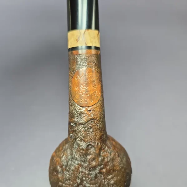 Dirk Claessen Sandblasted Prince Estate Briar Pipe, Unsmoked - Image 7