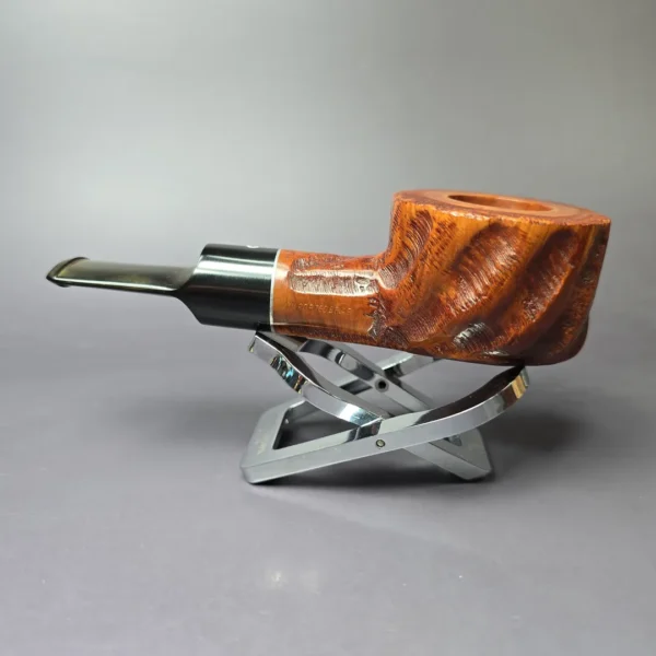 Kaywoodie Oversize Partially Rusticated Pot Estate Briar Pipe, Unsmoked - Image 7