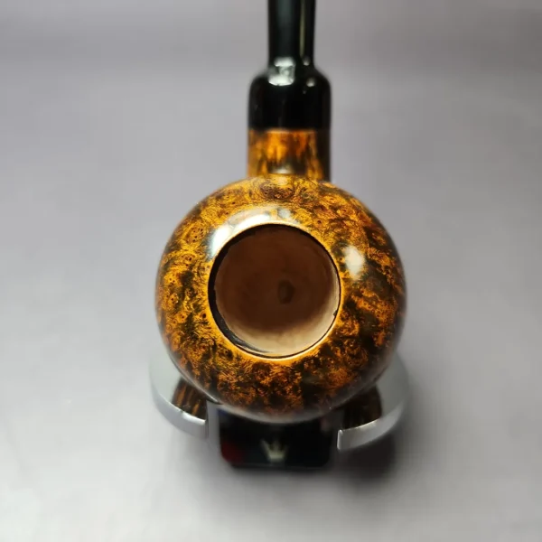 Mina Pipes Smooth Acorn Estate Briar Pipe, Unsmoked - Image 7