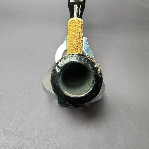 Barling Rusticated Zulu African Block Meerschaum Estate Pipe, English Estates - Image 7