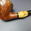 Age Bogelund Smooth Dublin w/ Bamboo Estate Briar Pipe, Danish Estates - Image 7