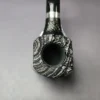 Morgan BlackJack 31 Sandblasted Panel Horn Briar Pipe, New - Image 7