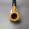 Ascorti Cool 2 Sandblasted Reverse Calabash Billiard Estate Briar Pipe, Unsmoked - Image 7