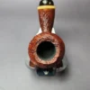 HS Studio Sandblasted Wasp w/ Boxwood Estate Briar Pipe, Unsmoked - Image 7