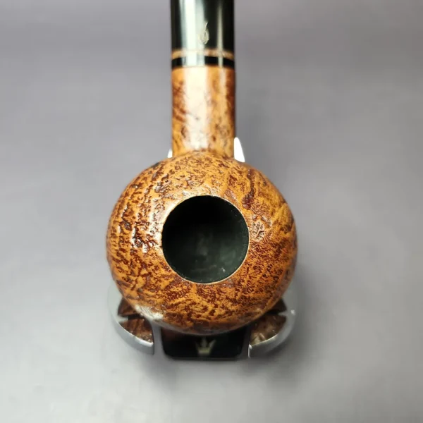 Jirsa 78 Sandblasted Squat Rhodesian Estate Briar Pipe, Czech Estates - Image 7