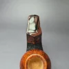 Voboril Pipes Partially Sandblasted Chubby Bulldog Estate Briar Pipe, Unsmoked - Image 7