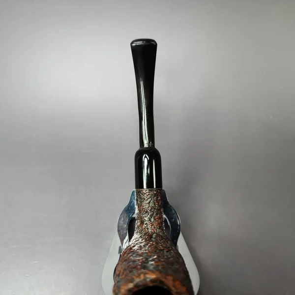 Castello Sea Rock Briar 74 F Rusticated Stack Estate Briar Pipe, Italian Estates - Image 7