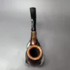 MBSD Briars by Piero Vitale Smooth Brandy w/ Zebrawood Briar Pipe, New - Image 7