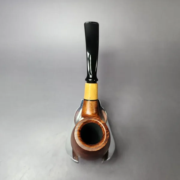 MBSD Briars by Piero Vitale Smooth Brandy w/ Olivewood Briar Pipe, New - Image 7