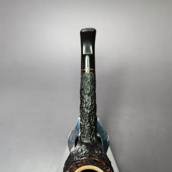 Citation (by Savinelli) Meerschaum Lined Rusticated Lumberman Estate Briar Pipe, Italian Estates - Image 7